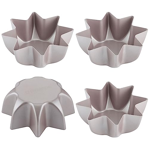 5" 4Pcs Pandoro Shape Cake Pan