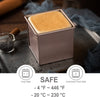 4" x 4" Flat Toast Box (250G Dough Capacity)