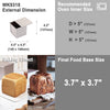 4" x 4" Corrugated Toast Box (250G Dough Capacity)
