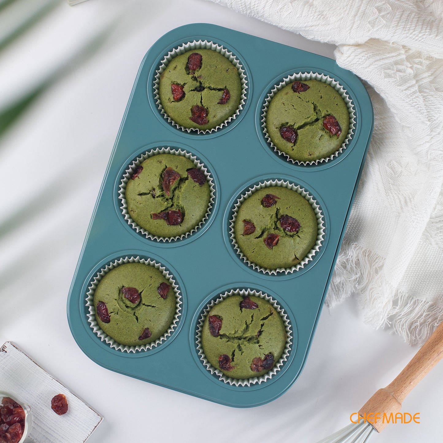 Muffin Pan 6 Well(Green)