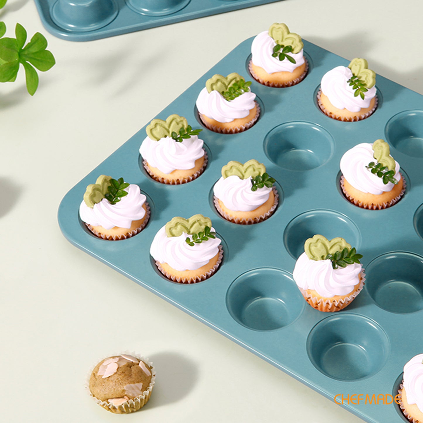 Mini Muffin Pan 20 Well(Green)