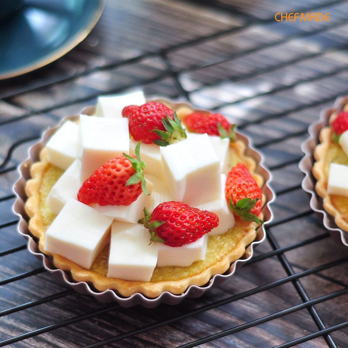 4" Round Tart Pan Set 4Pcs