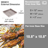 11.2" x 11.2" Square Shallow Roasting Pan with Rack