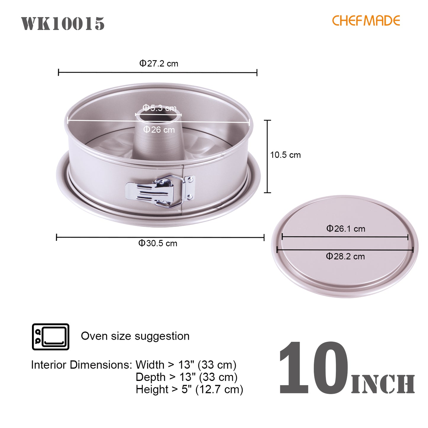 10" Springform Pan and Tube Pan