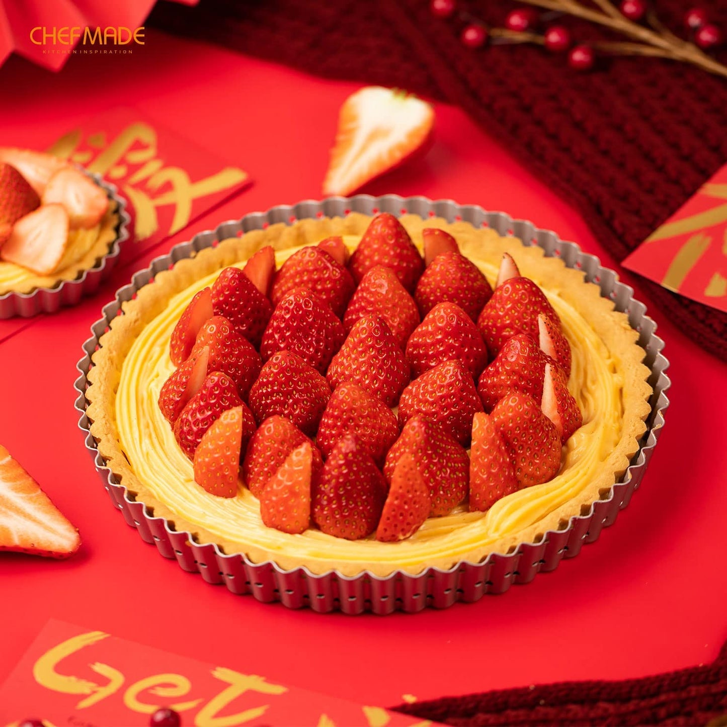 9.5" Round Tart Pan with Holes