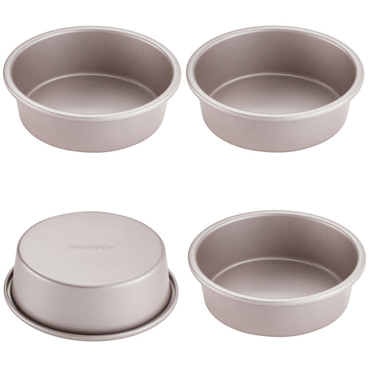 6" Round Cake Pan Set 4Pcs