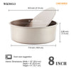 8" Round Cake Pan with Removable Bottom