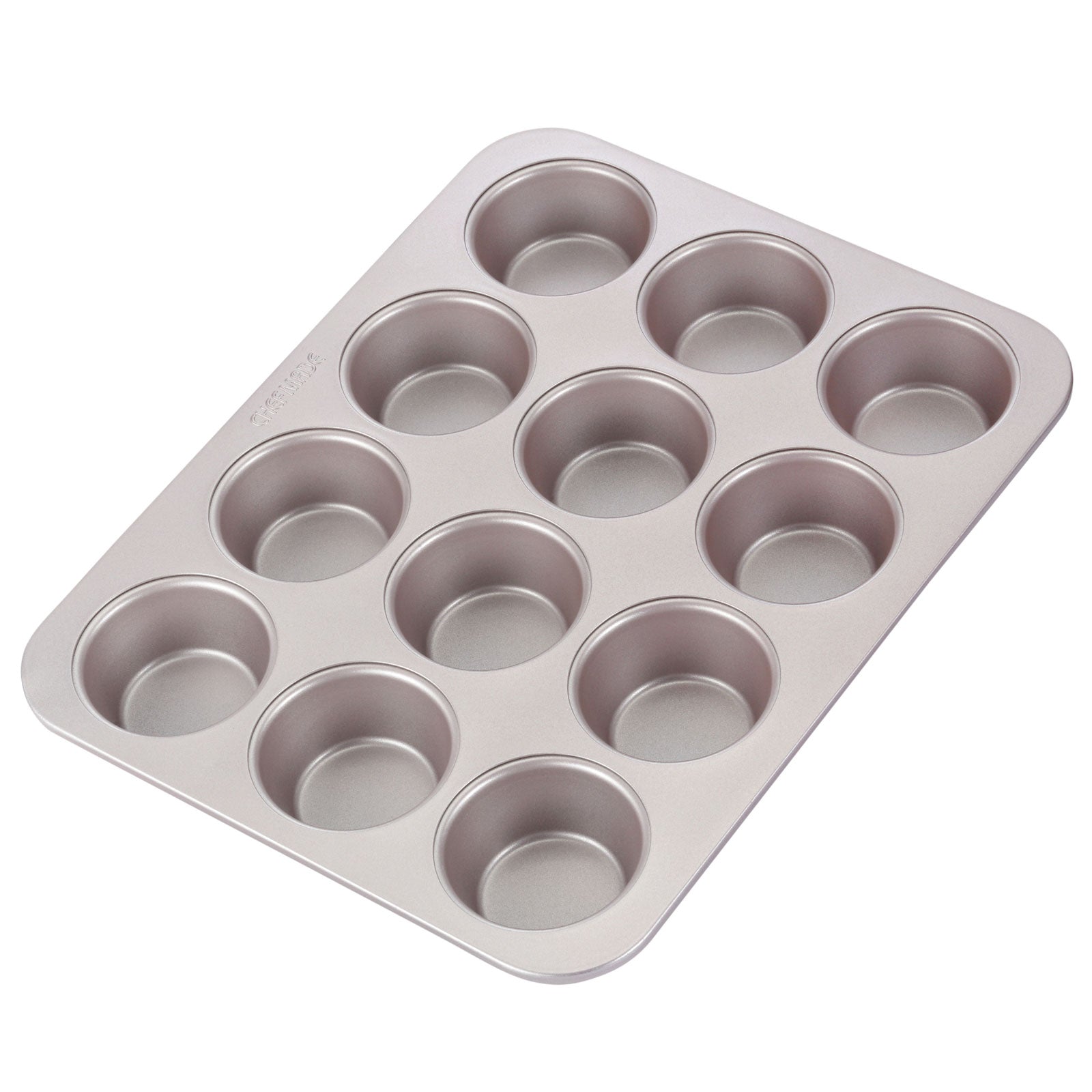 CANDeal Stampo Per Muffin E Madeleine A Forma Di Castagna - 12 Cavità, Antiaderente In Acciaio Carbonio 32,6x25,8cm