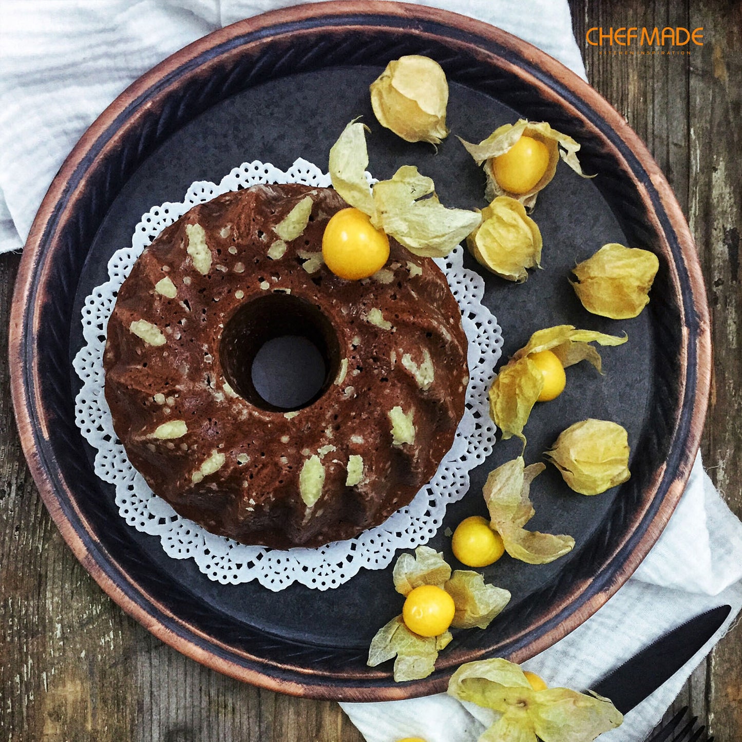 6.5" Bundt Pan Vortex-Shaped