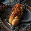 2.5" x 7" Mini Loaf Pan Set Hotdog-Shaped 4Pcs