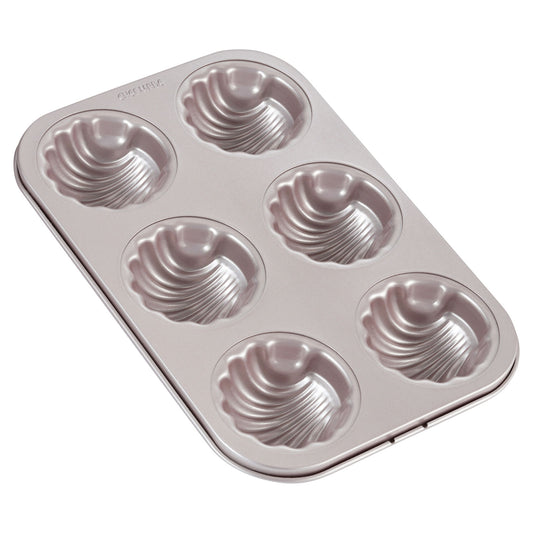 Madeline Cake Pan Spherical Shell 6 Well