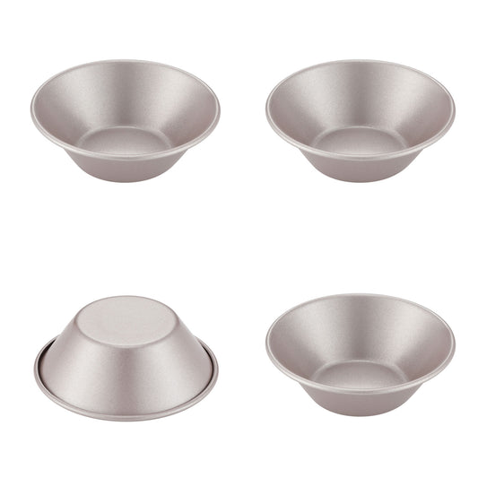 3" Mini Pie Pan Set Round Cone 4Pcs