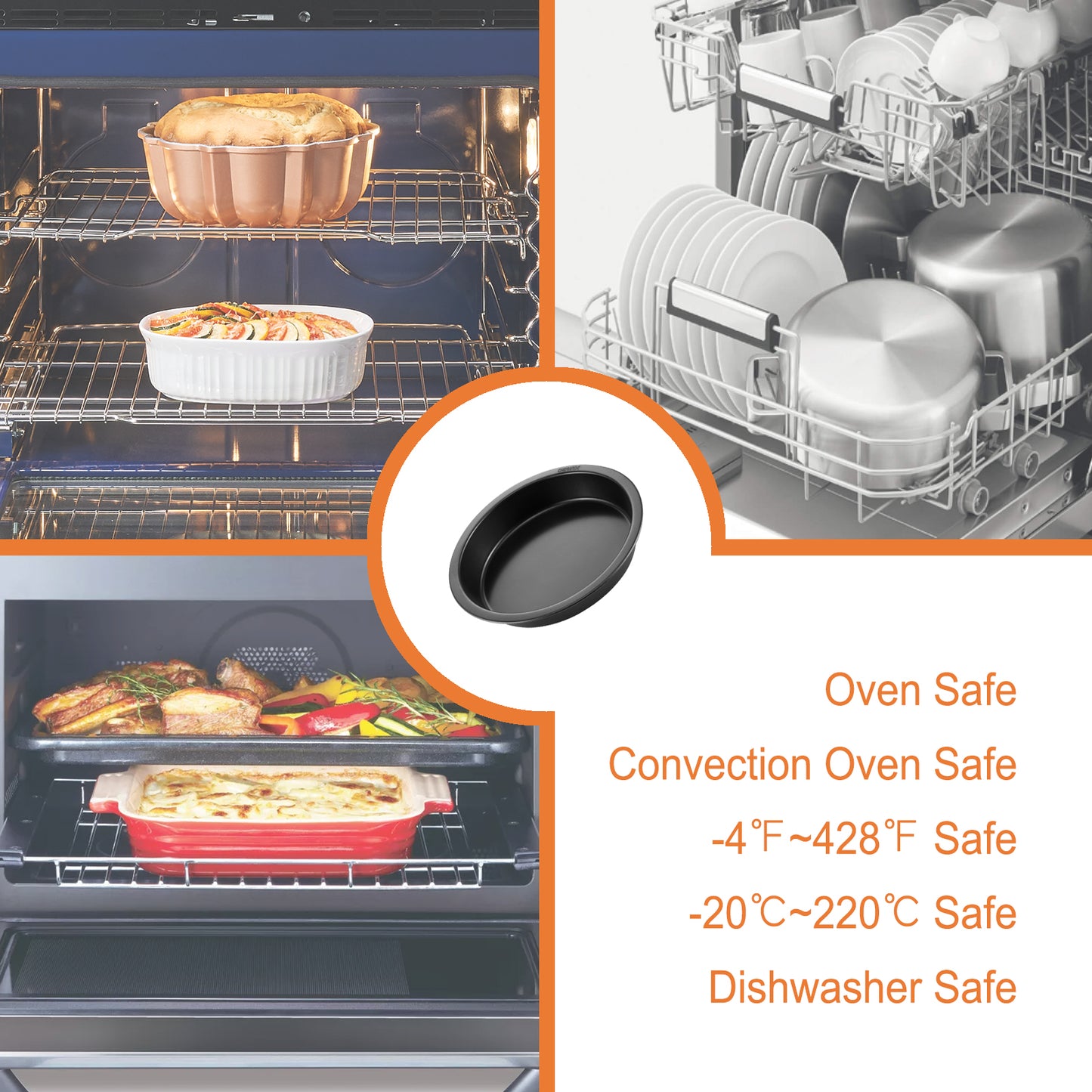 8" Round Cake Pan 2 Pcs