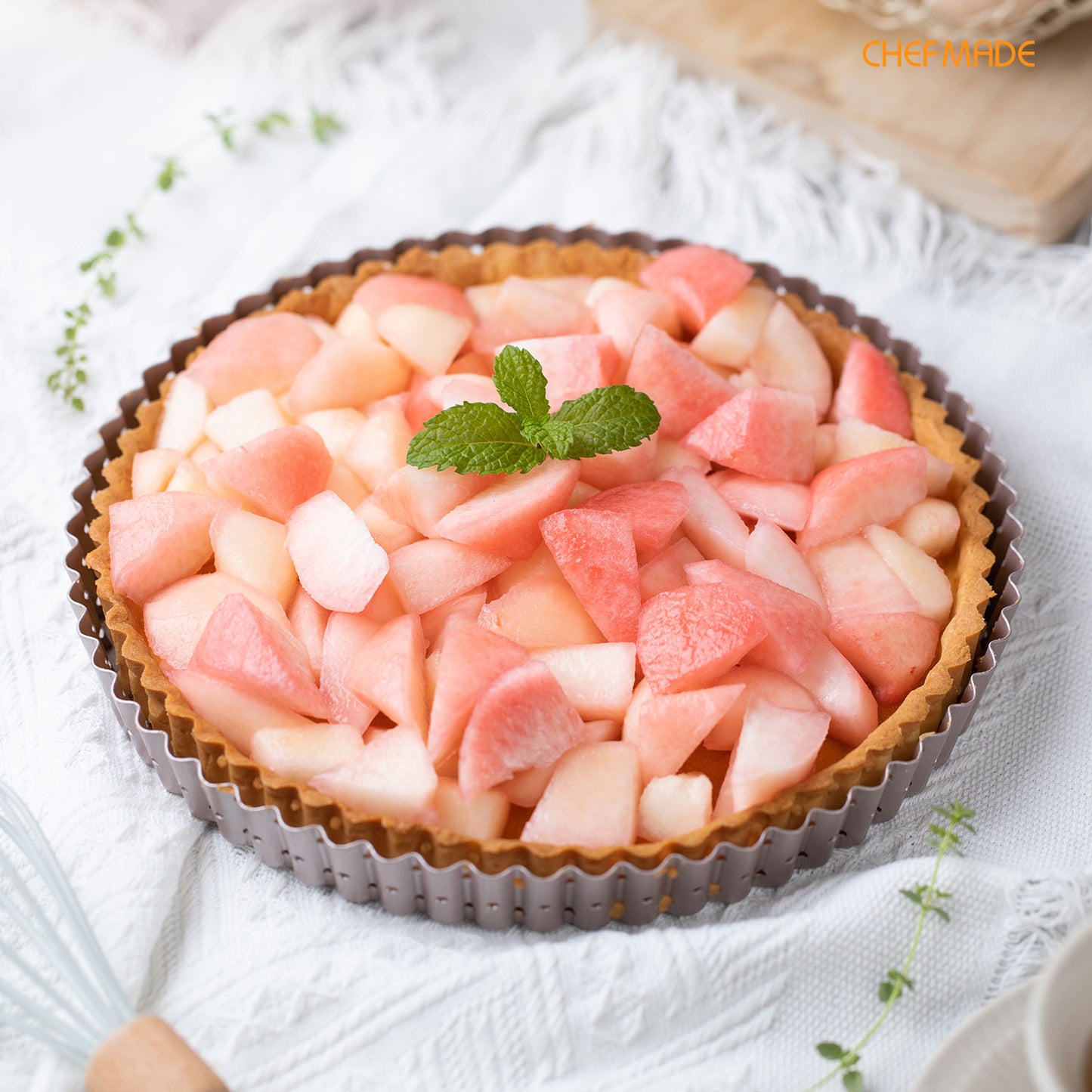 9.5" Round Tart Pan with Holes