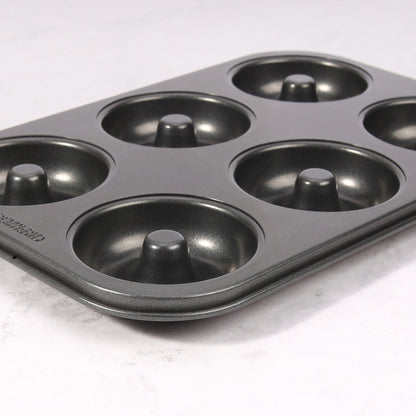 Donut Cake Pan 6 Well ( Black )