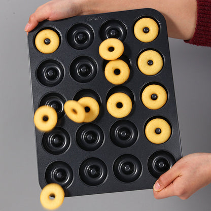 Donut Cake Pan 20 Well (Black)