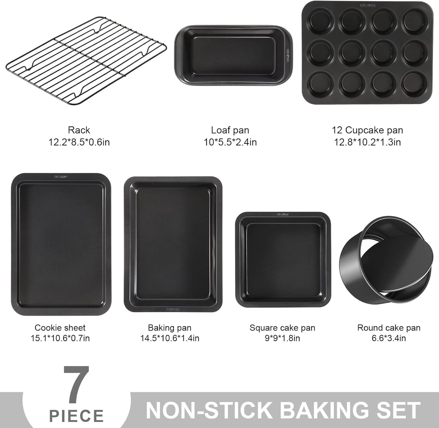 CHEFMADE Bakeware Set 7Pcs