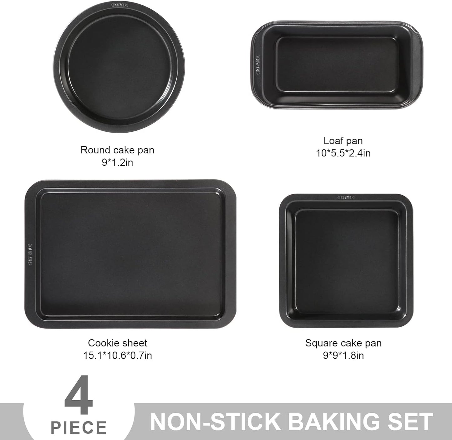 CHEFMADE Bakeware Set 4Pcs