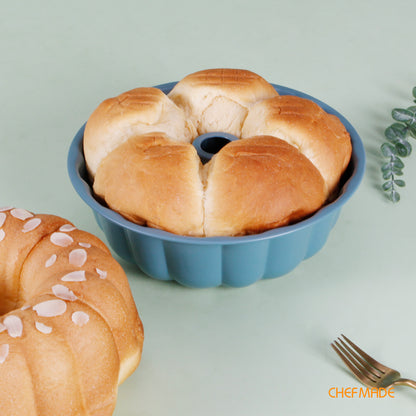 10" Premium Non-Stick Fluted Tube Pan(Green)