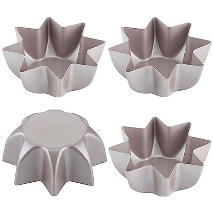 5" 4Pcs  Pandoro Shape Cake Pan