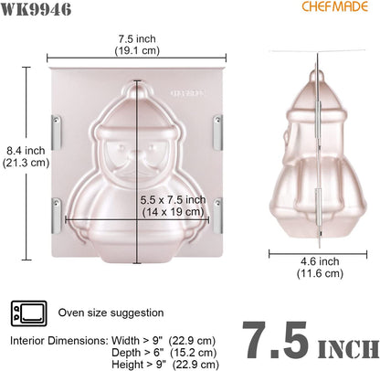 7.5" Santa Claus Cake Mold