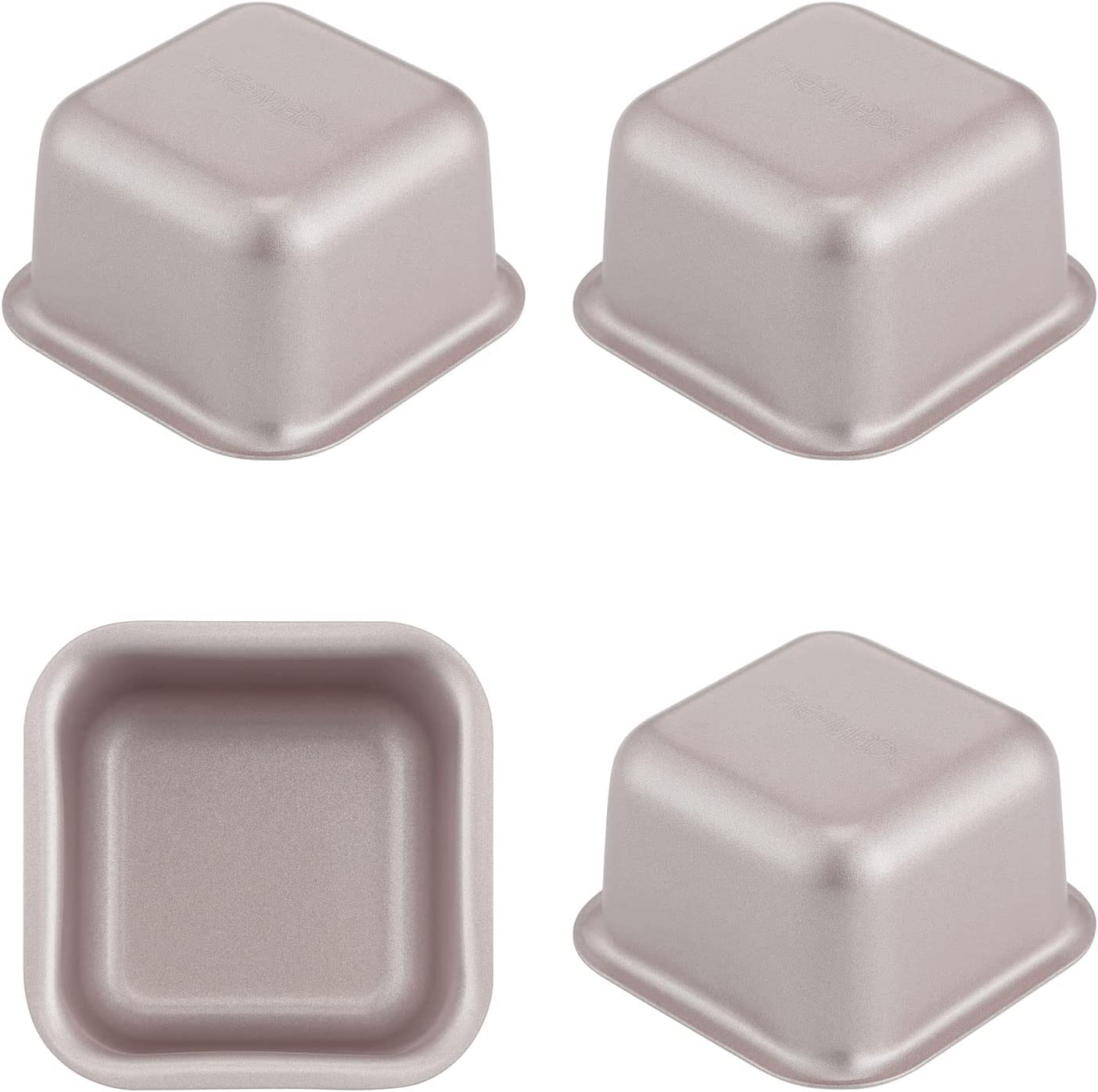 3“ Square Muffin Pan 4Pcs - CHEFMADE official store