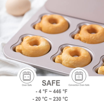 Bear-shaped Donut Cake Pan 12 Well