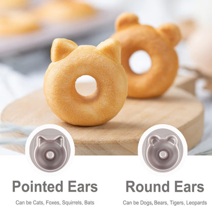 Bear-shaped Donut Cake Pan 12 Well