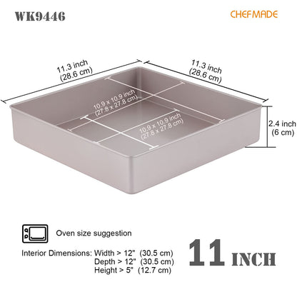 11.2" x 11.2" Square Deep Roasting Pan