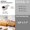 4" x 7.5" Corrugated Toast Box (450G Dough Capacity)
