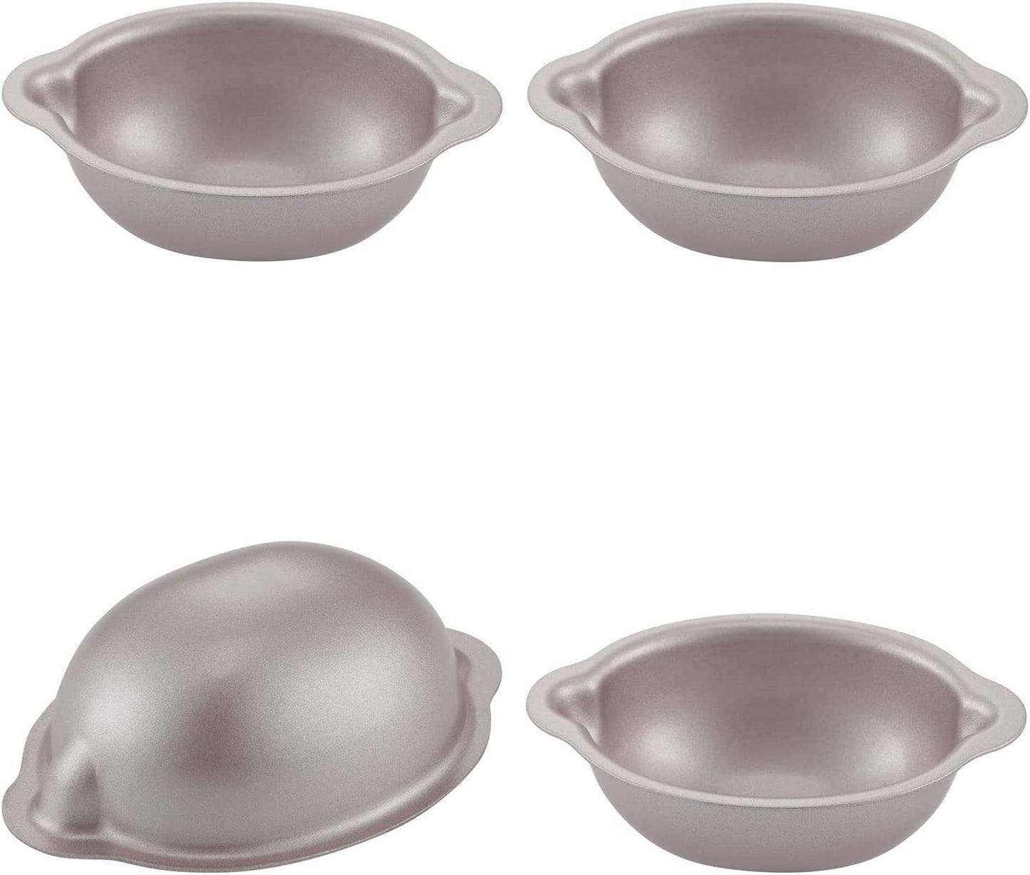 3.5" Lemon-Shaped Cake Pan 4Pcs