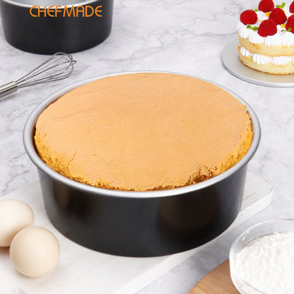 4-Inch with Removable Loose Bottom Chiffon Bakeware(Black)