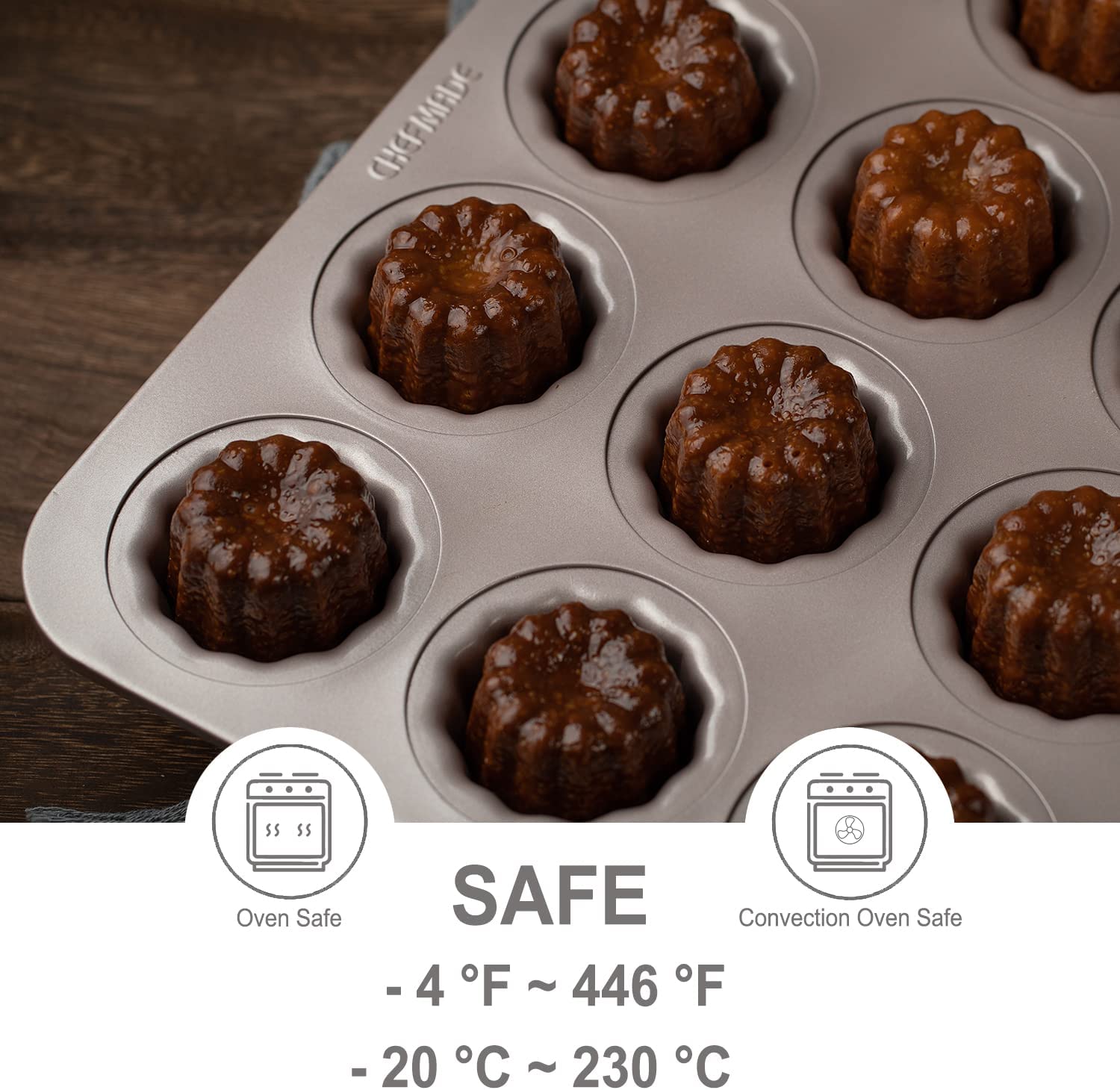 Stampo Antiaderente Mini Muffin 24 Cavità - Cake Love Stampo Antiaderente Mini Muffin 24 Cavità - Cake Love