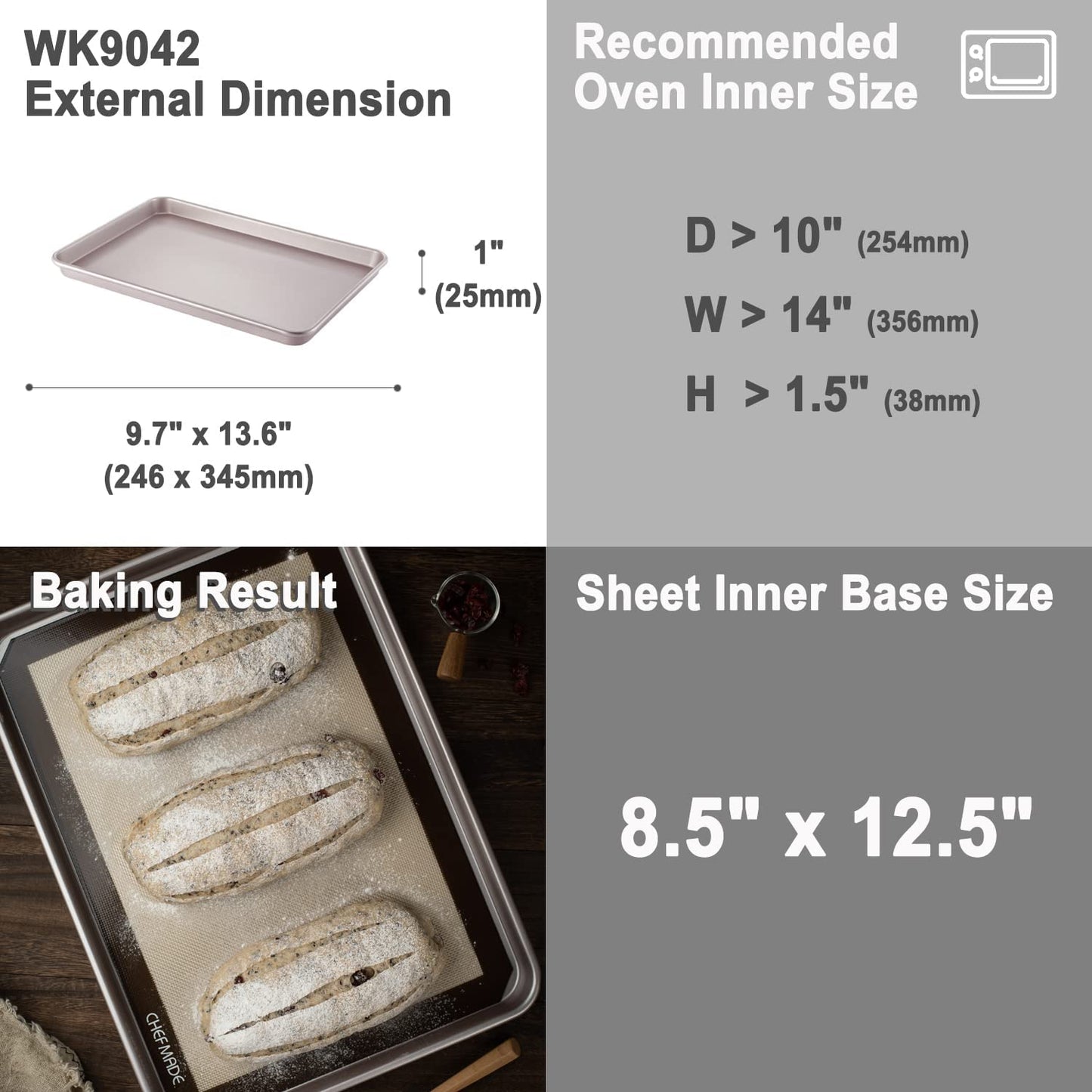 9" x 13" Baking Sheet