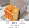 5.8" x 5.8" Corrugated Toast Box (450G Dough Capacity)