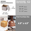 5.8" x 5.8" Corrugated Toast Box (450G Dough Capacity)
