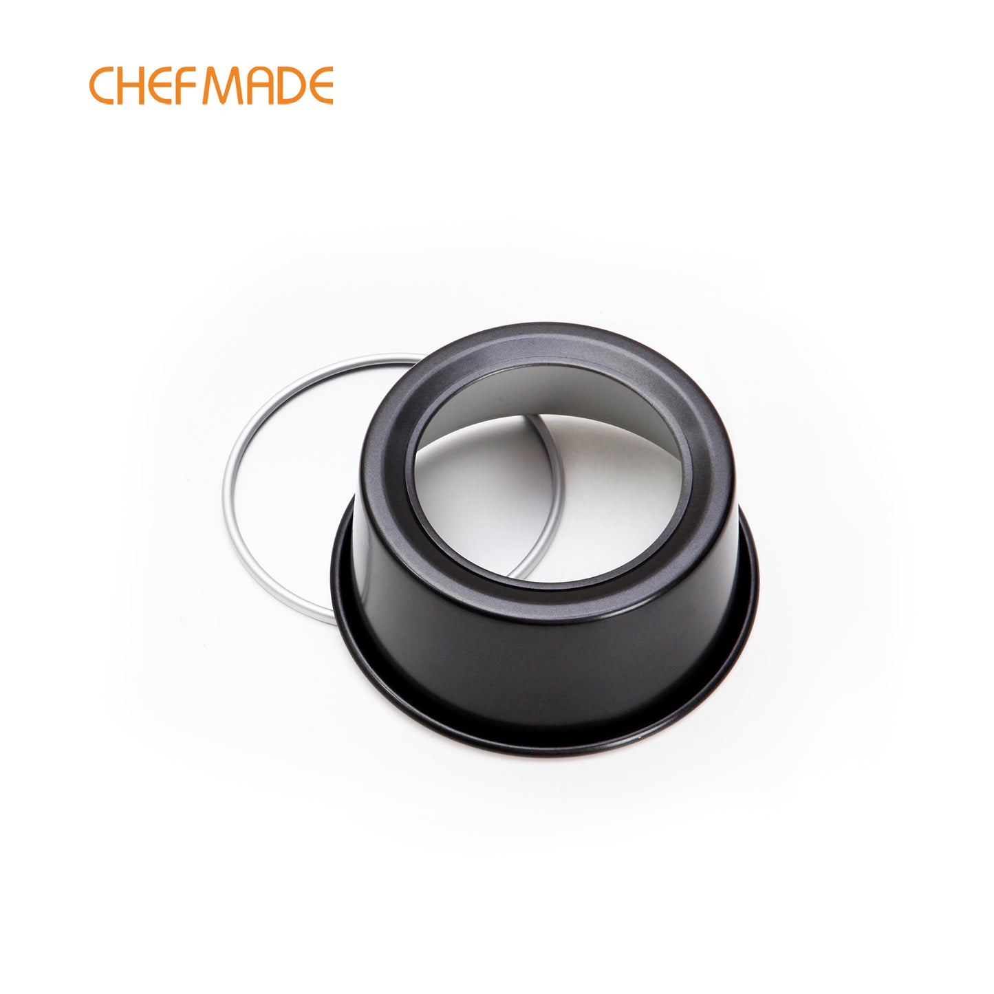 6-Inch with Removable Loose Bottom Chiffon Bakeware(Black)