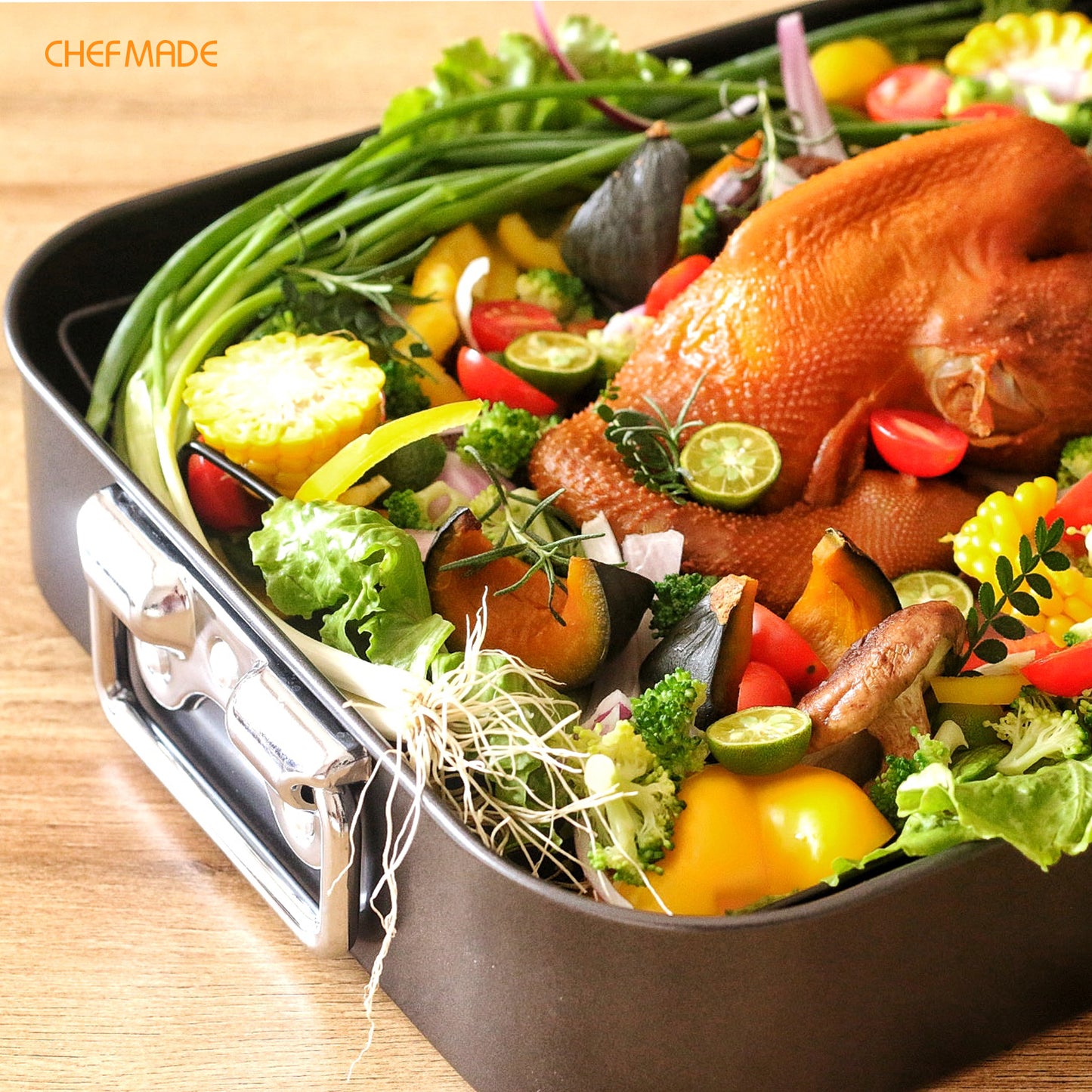 16" Turkey Roaster Lasagna Pan with Rack