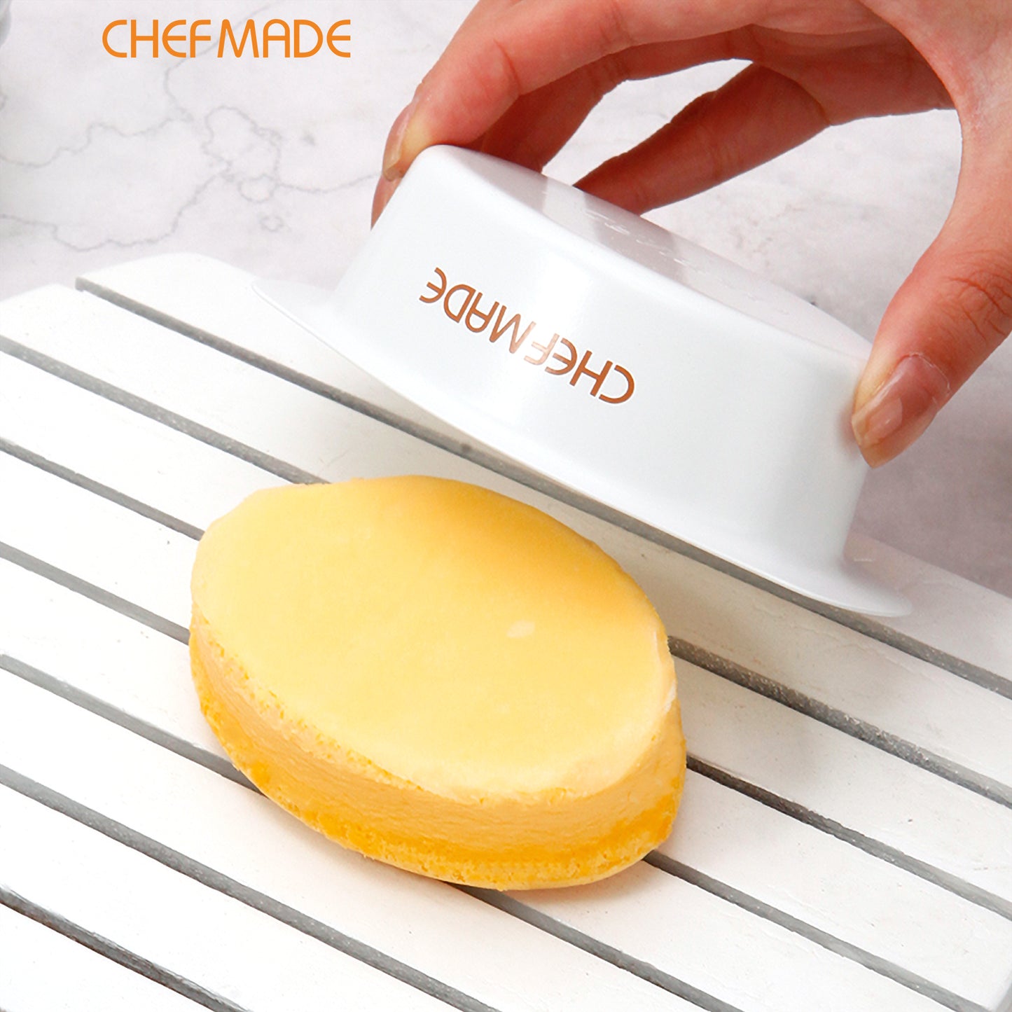 4 Pcs Non-Stick Mini Oval Cheesecake Pan for Oven Baking