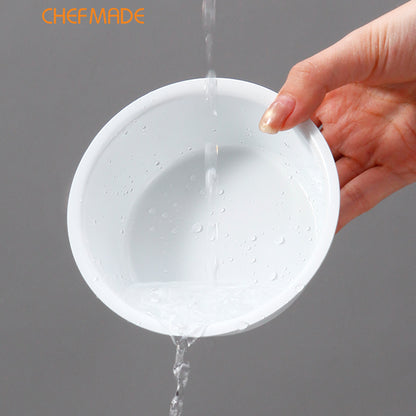 4Pcs 4" Non-Stick Round Cake Pan for Oven Baking（White）