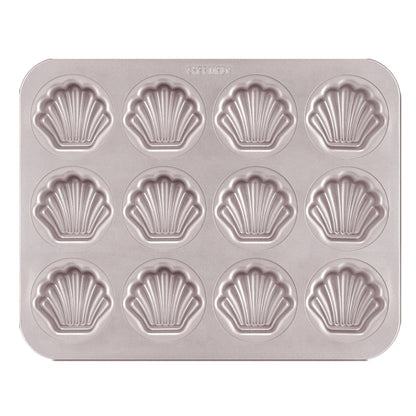 Madeline Cake Pan Oval Shell 12 Well