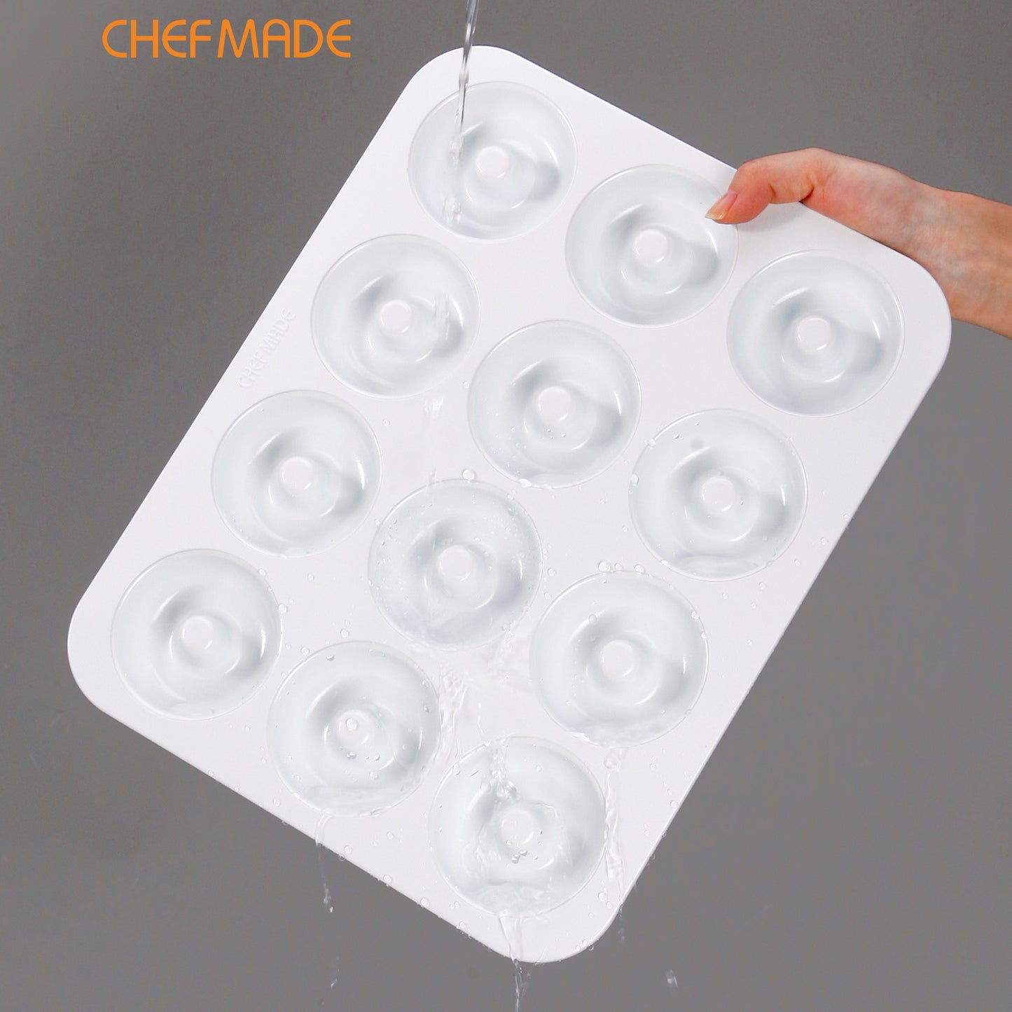 12Cup Non-Stick Donut Pan（White）