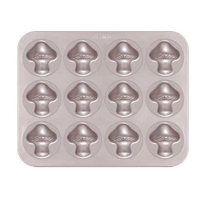 12 Cup Non-stick Mushroom  Shape Cake Pan