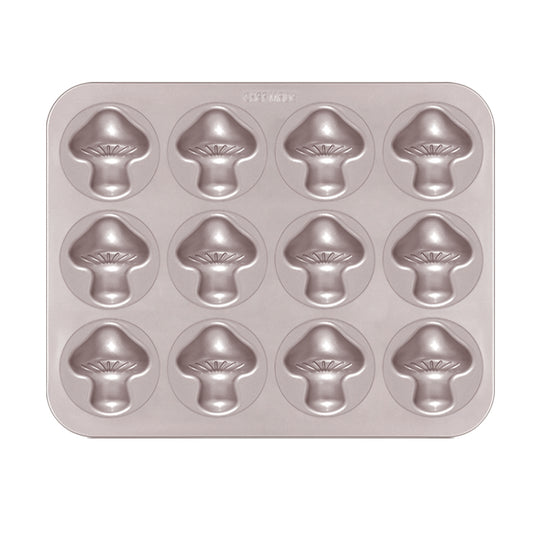 12 Cup Non-stick Mushroom  Shape Cake Pan