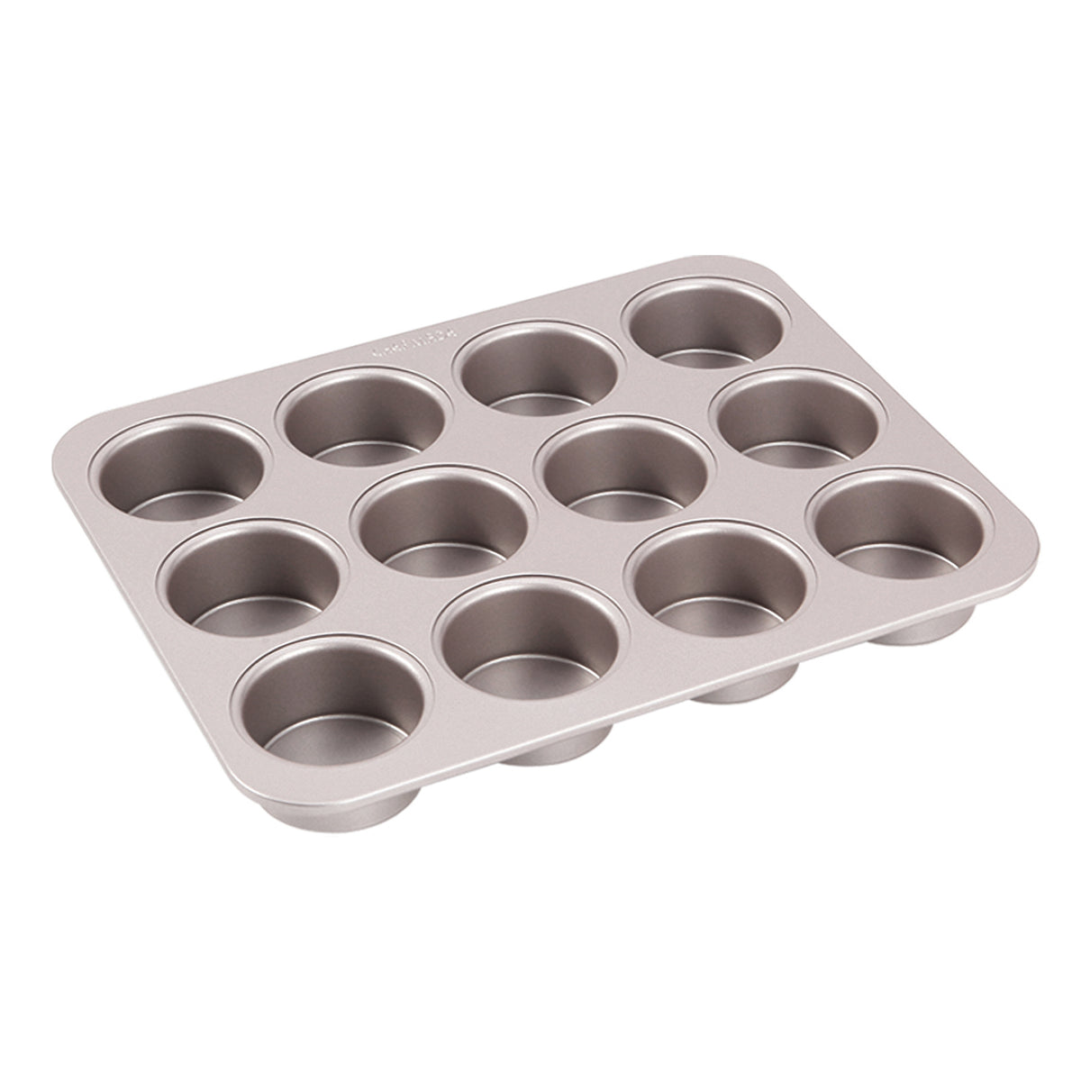 12 Cup Carbon Steel Non-stick English Muffin Pan With Loose Bottom