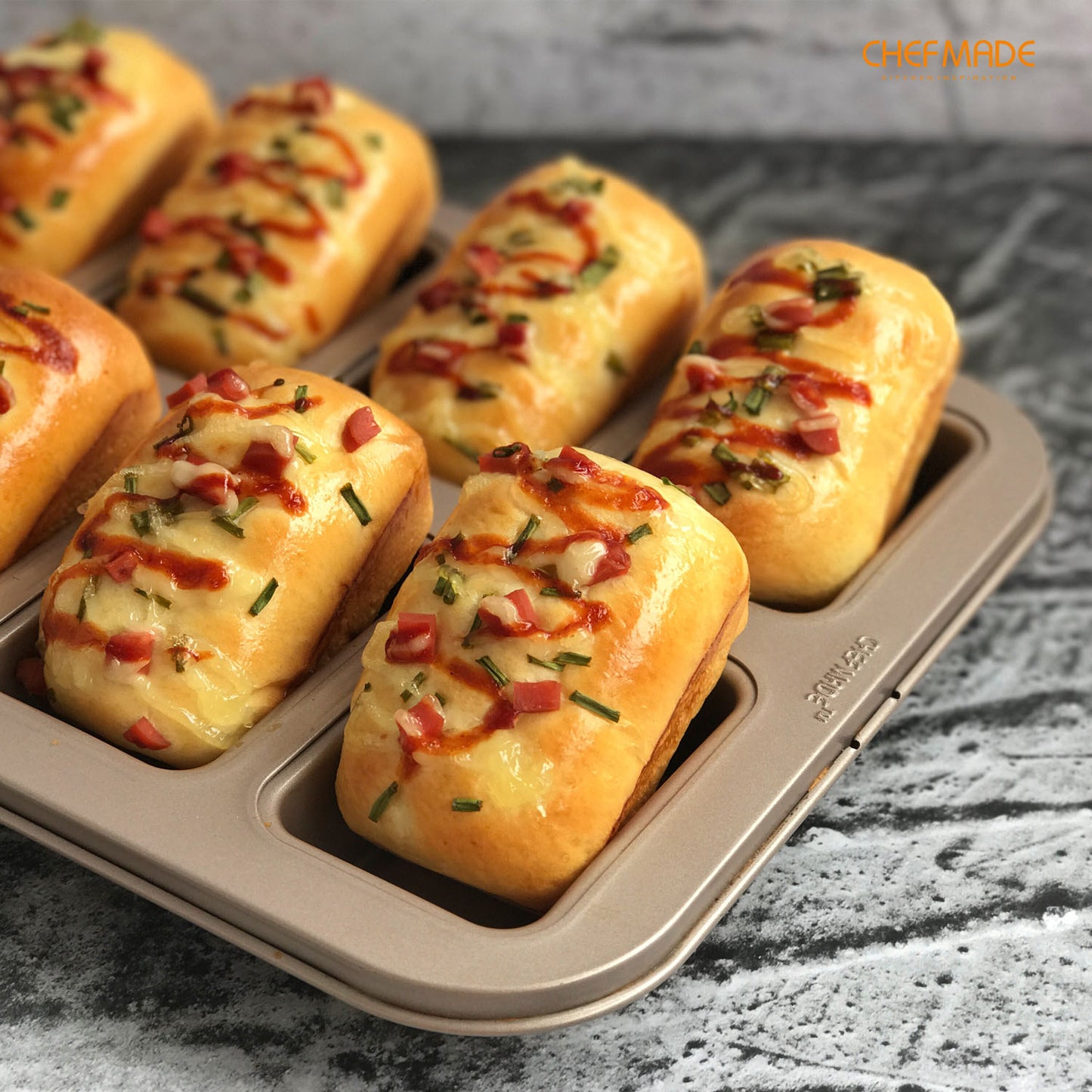 Brownie Cake Pan Rectangle 8 Well