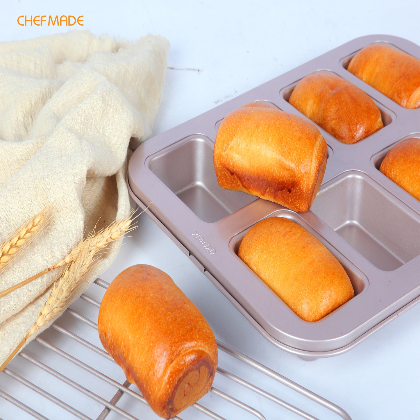 Brownie Cake Pan Rectangle 8 Well