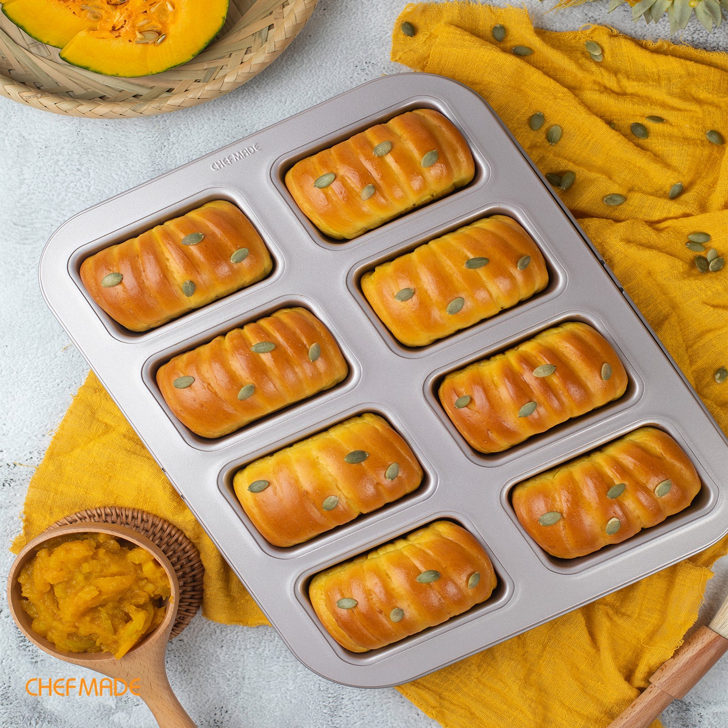 Brownie Cake Pan Rectangle 8 Well