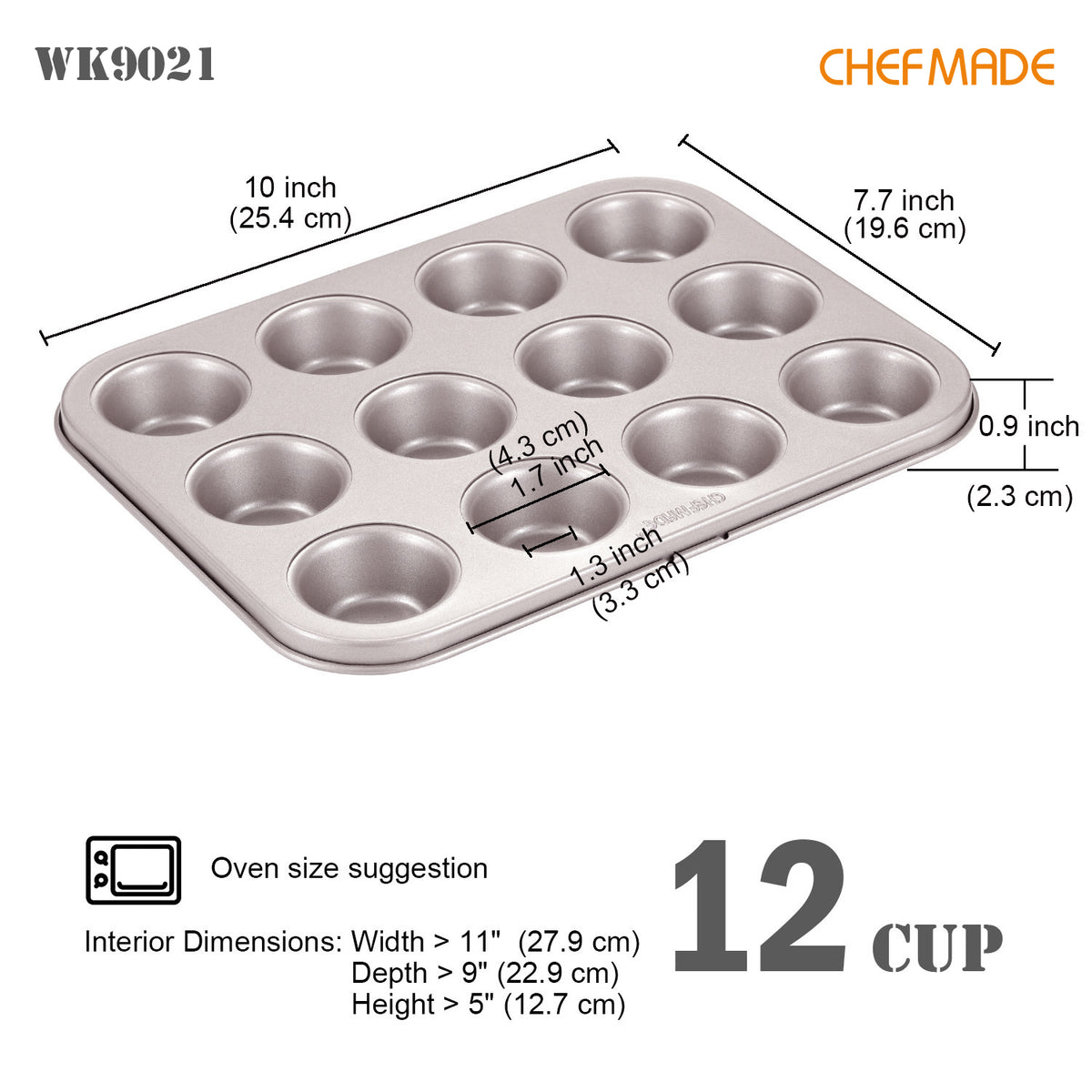 Muffin Pan Mini 12 Well