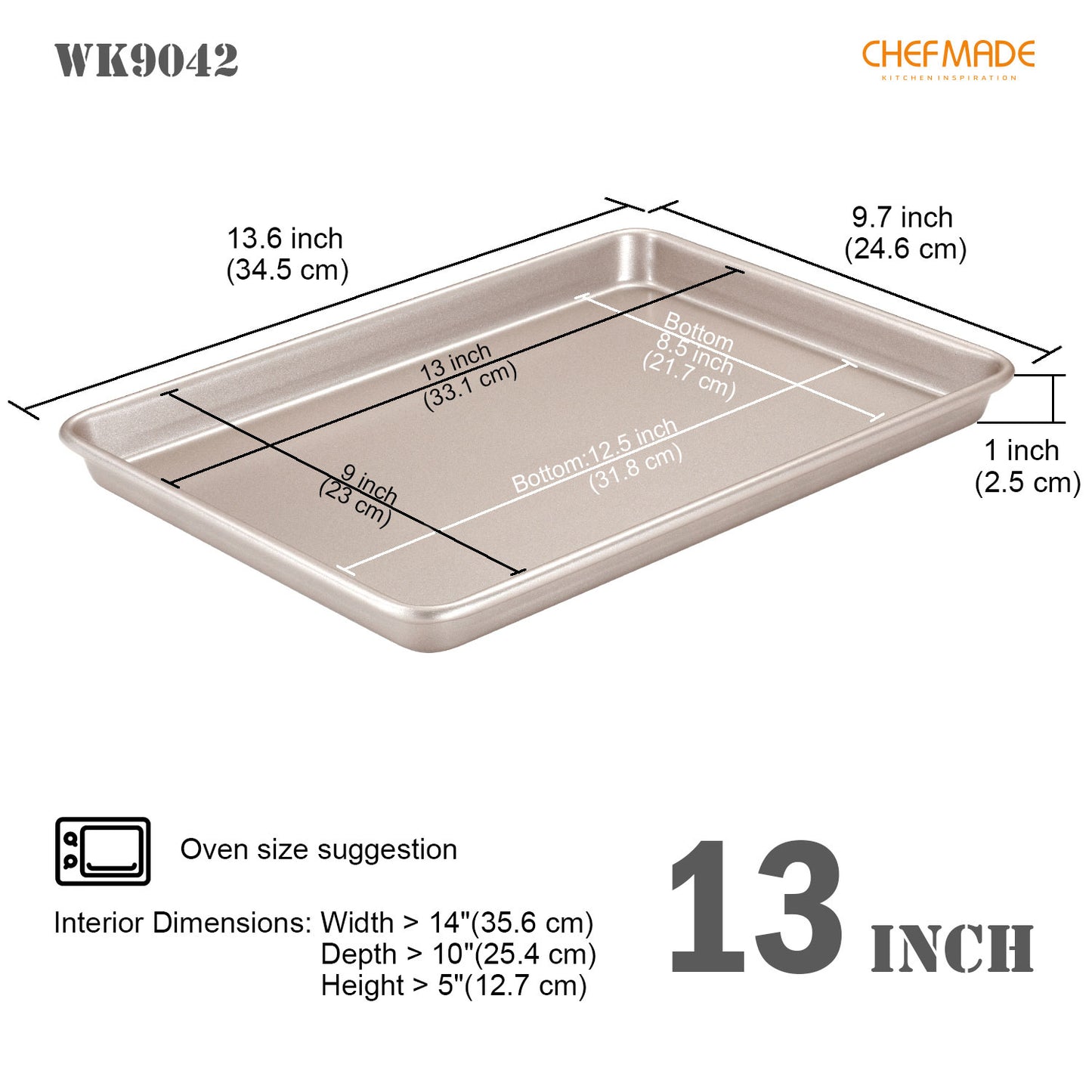 9" x 13" Baking Sheet
